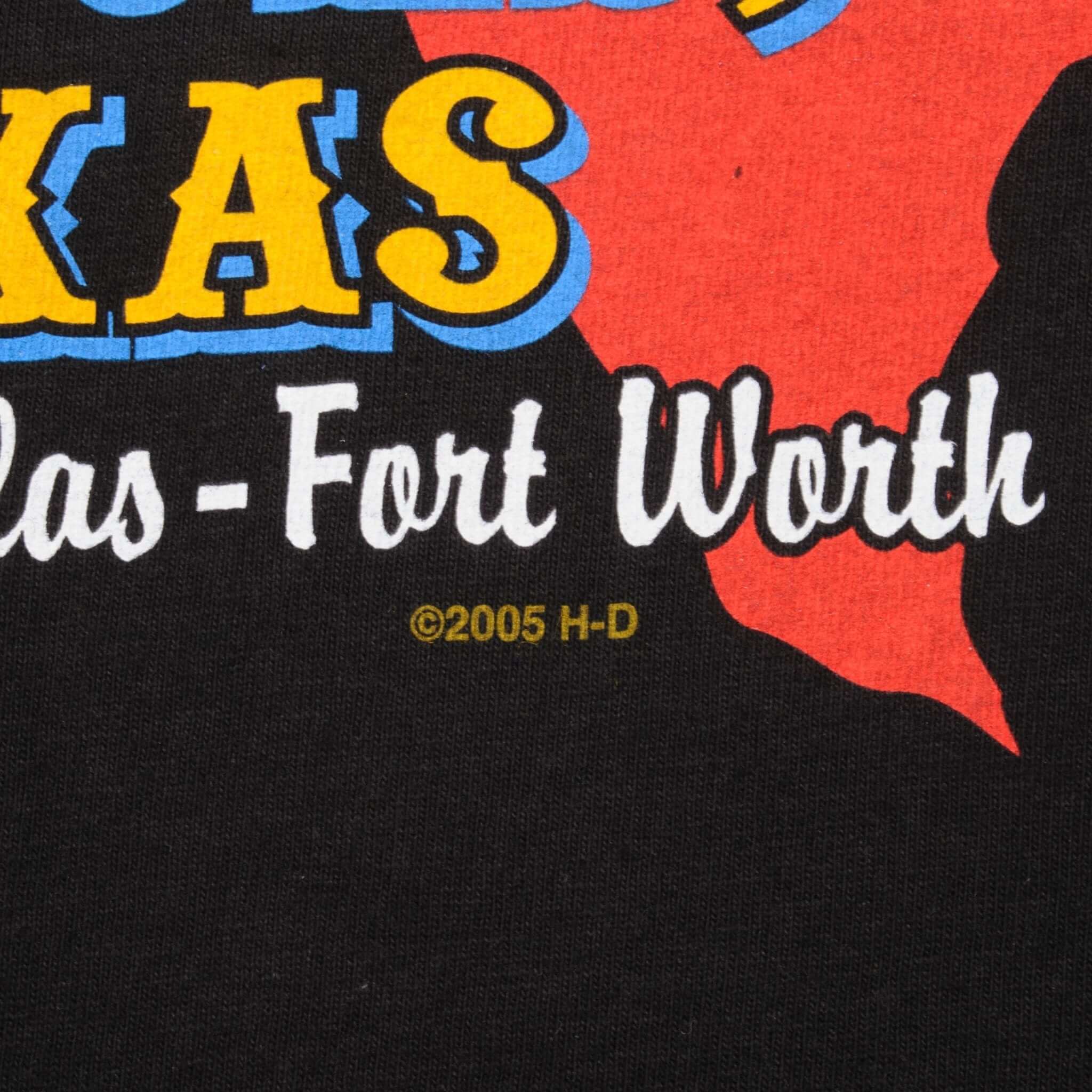 Vintage Harley Davidson Tee Shirt Eagle Bedford Texas 2005 Size Large Made In USA