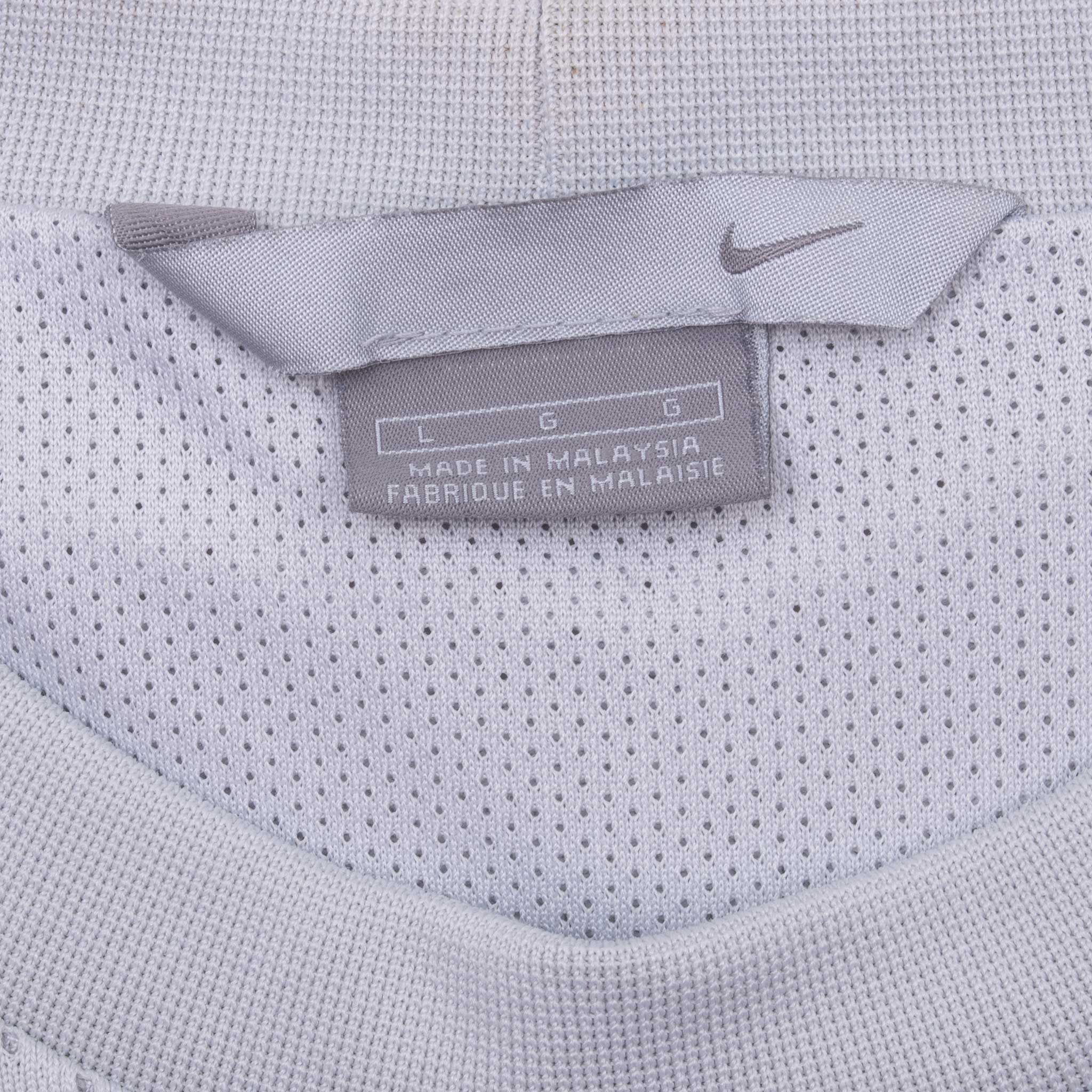 Vintage Nike Grey And Red Training Basketball Jersey 1990S Size Large