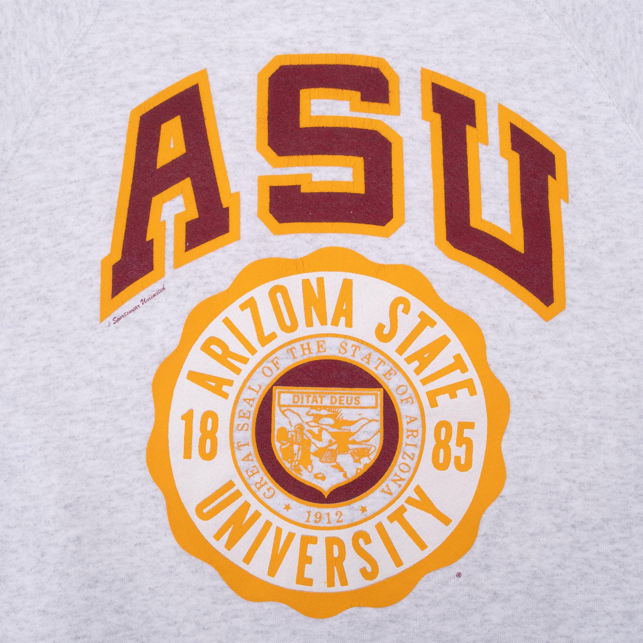 Vintage Ncaa Arizona State University Sweatshirt Size Medium Made In Usa