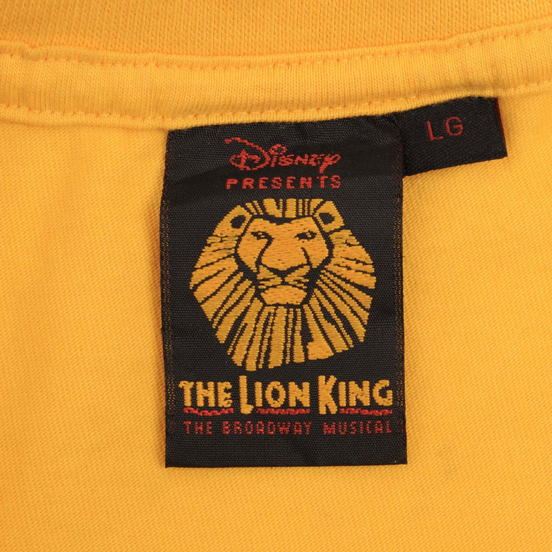 CAMISETA VINTAGE DISNEY EL REY LEÓN CON ESTAMPADO COMPLETO, AÑOS 2000, TALLA GRANDE