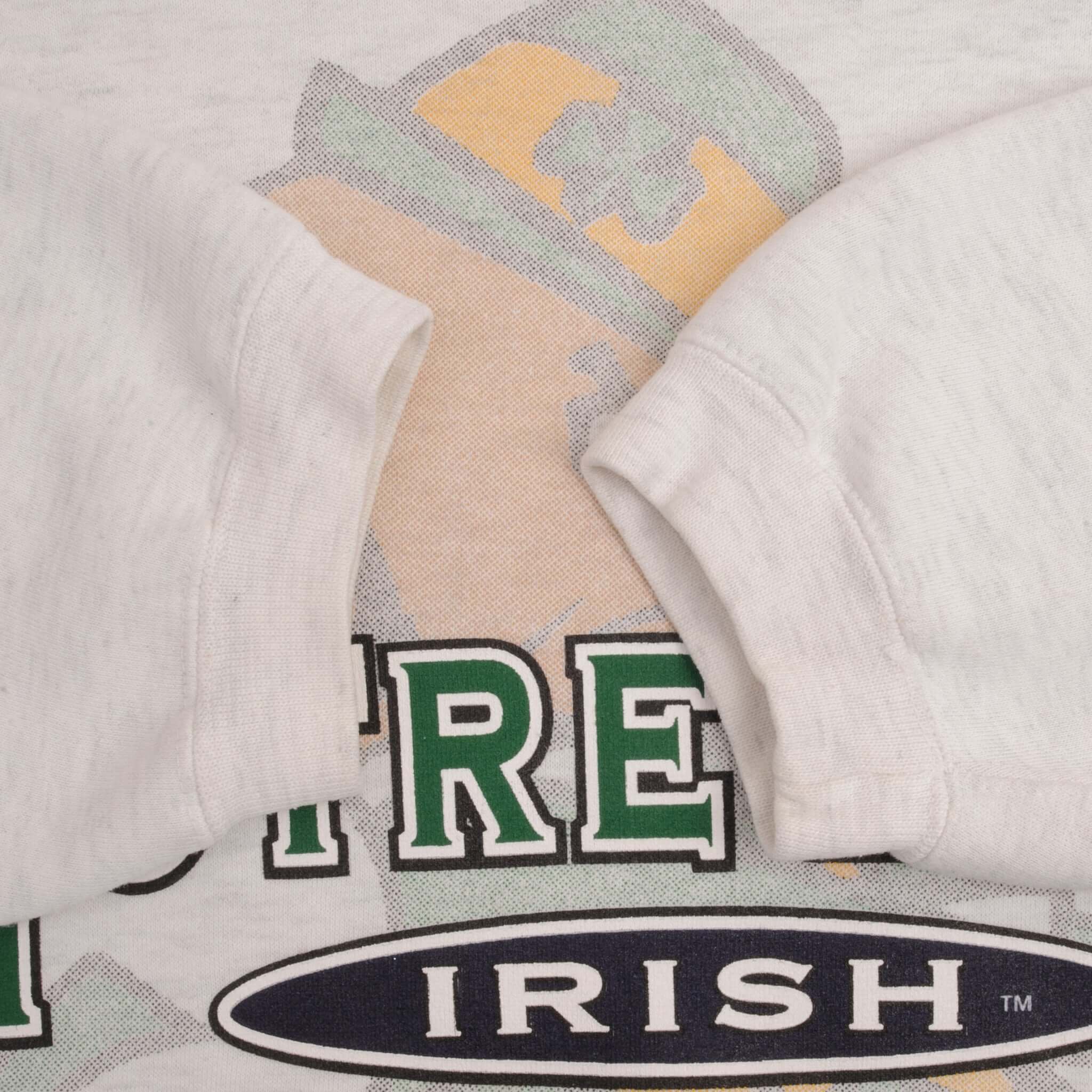 Vintage Ncaa Notre Dame University Fighting Irish Sweatshirt 1990S Size XL