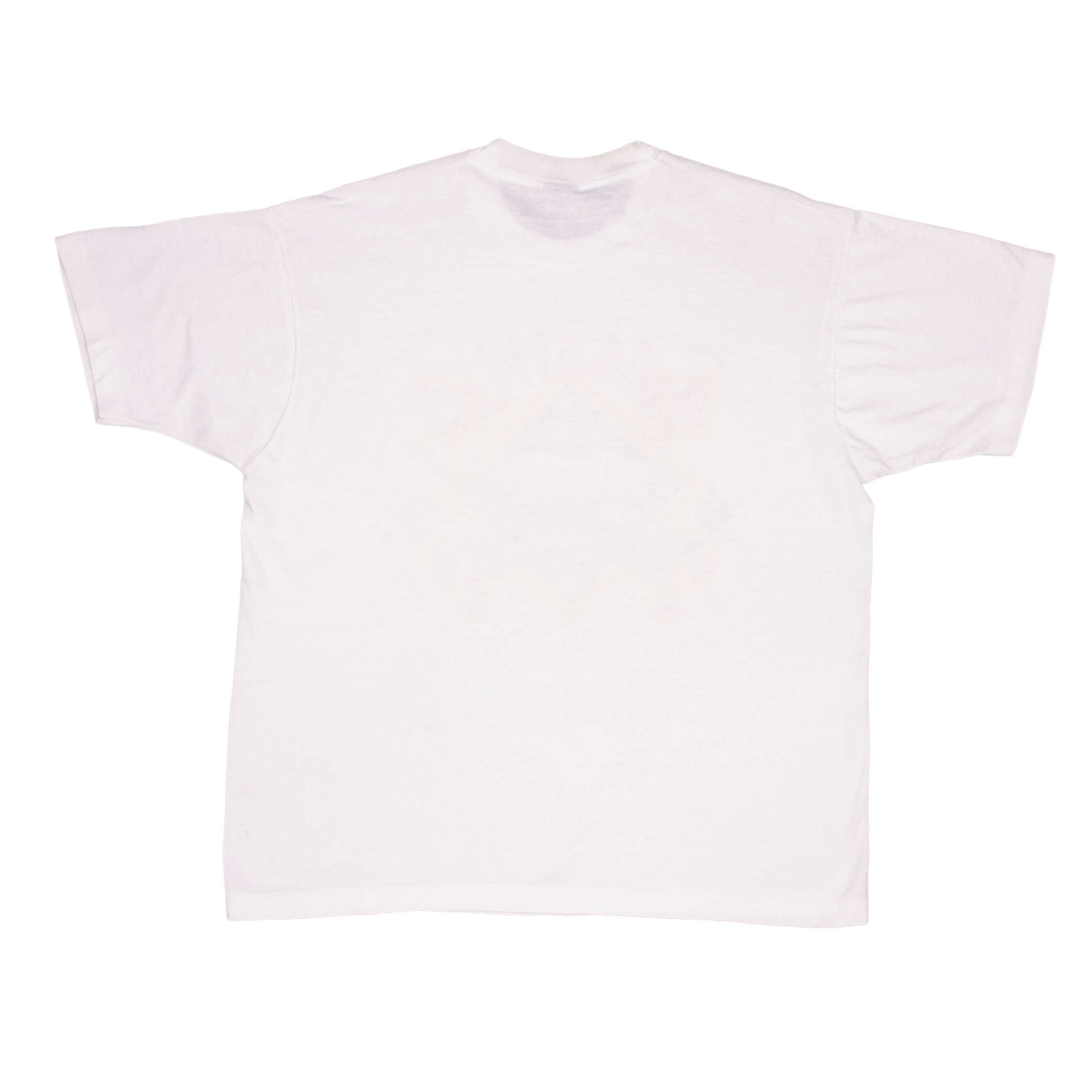 Vintage MLB Atlanta Braves Let's Do It Again 1992 Tee Shirt Size XL Made In USA With Single Stitch Sleeves