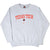 Full front view of grey Nike Texas Tech sweatshirt with red lettering and logos