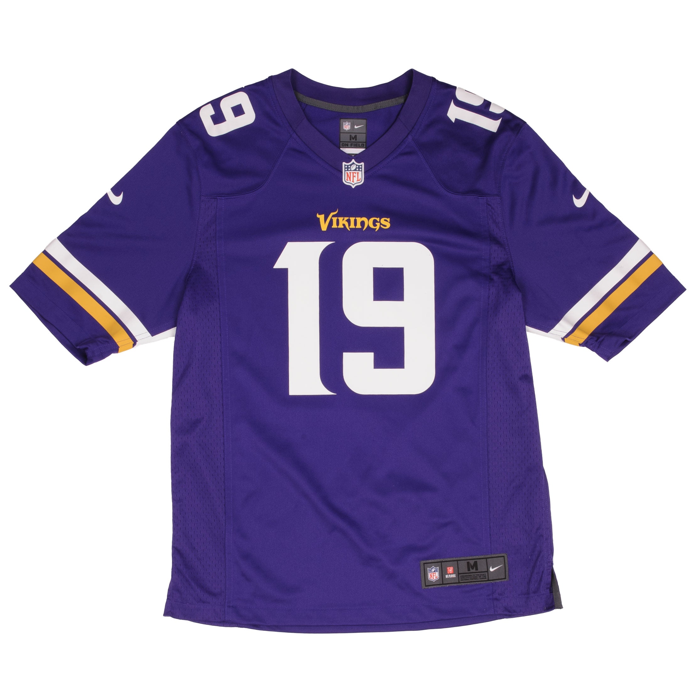 Nike Minnesota Vikings No19 Adam Thielen Black Men's Stitched NFL Limited 2016 Salute To Service Jersey