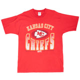 Vintage Nfl Kansas City Chiefs 1996 Tee Shirt Size XL With Single Stitch Sleeves