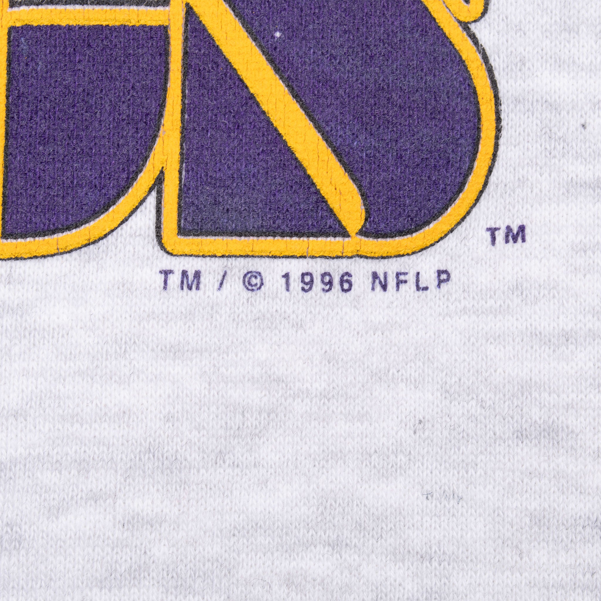 Vintage Nfl Minnesota Vikings 1996 Grey Sweatshirt Size XL