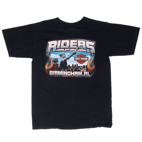 Vintage Harley Davidson Birmingham Alabama 2005 Tee Shirt Size Medium Made In Usa