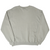 Back view of blank taupe Russell Athletic crewneck sweatshirt