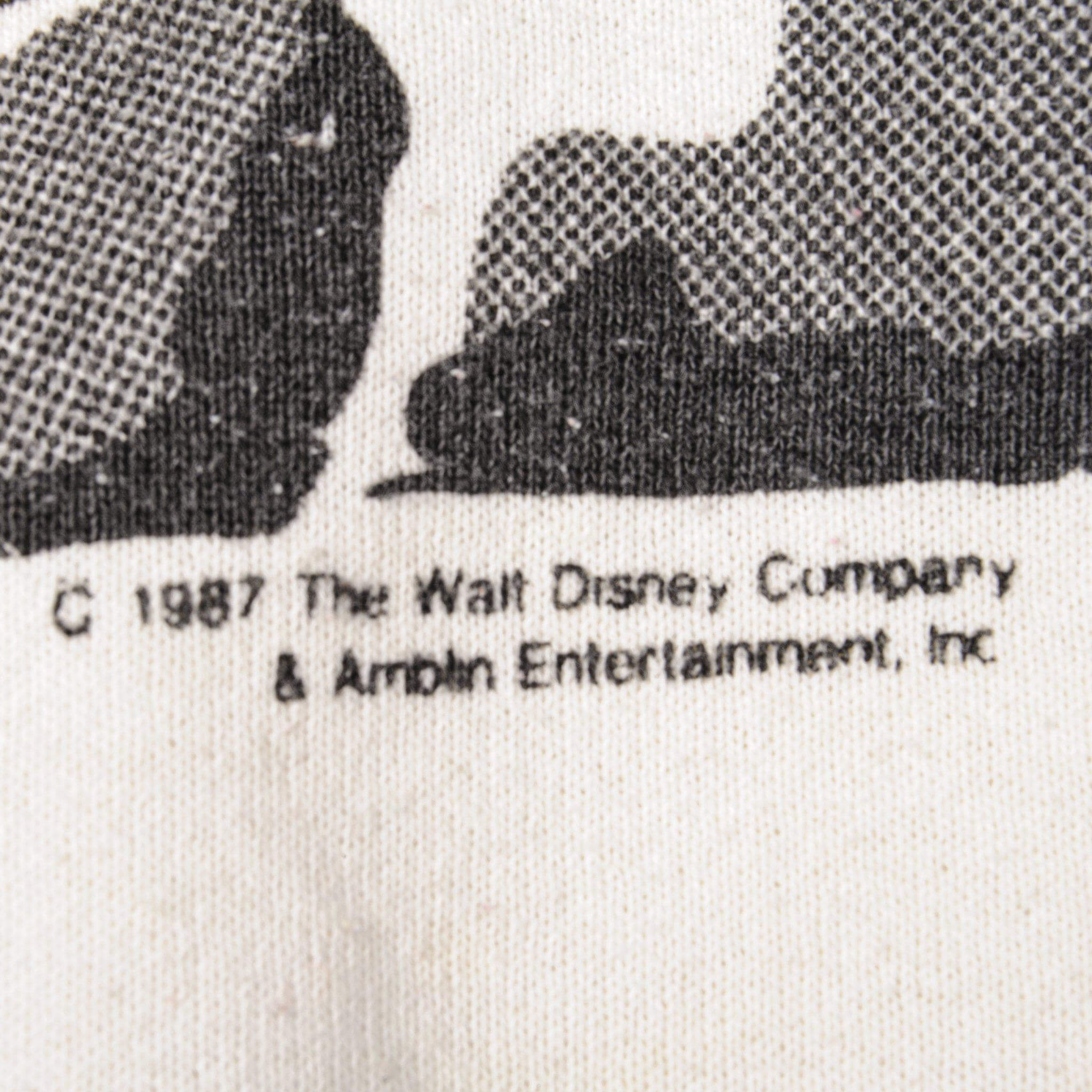 VINTAGE DISNEY ROGER RABBIT MOVIE SWEATSHIRT 1987 SIZE LARGE MADE IN USA