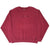 Full front of burgundy Nike Air crewneck sweatshirt with centered chest embroidery