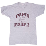 Vintage Champion Papio Basketball Tee Shirt 1980S Size Medium Made In Usa