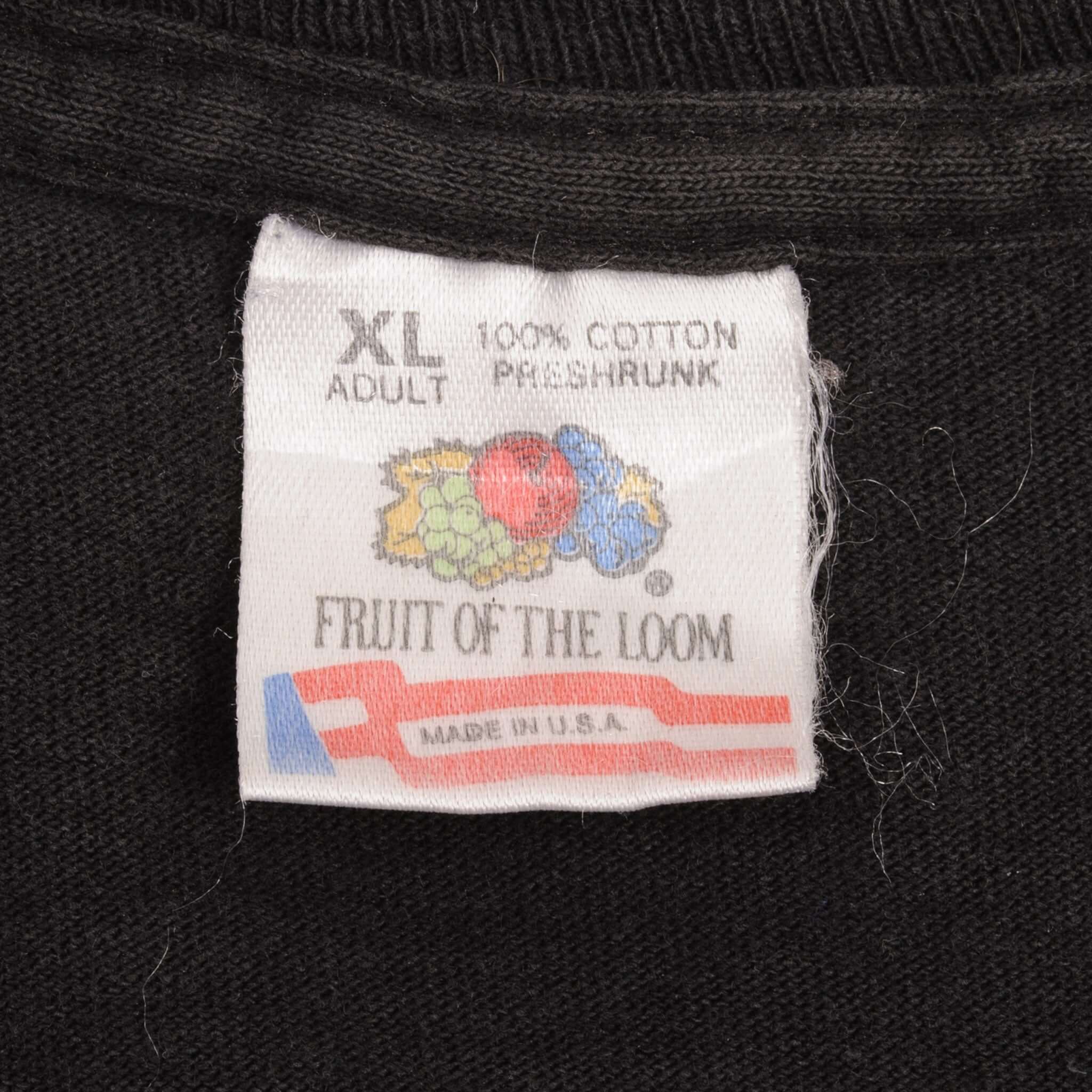 Vintage Ncaa Nebraska Huskers 1994 Tee Shirt Size XL Made In USA With Single Stitch Sleeves