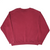 Full back of plain burgundy Nike Air crewneck sweatshirt