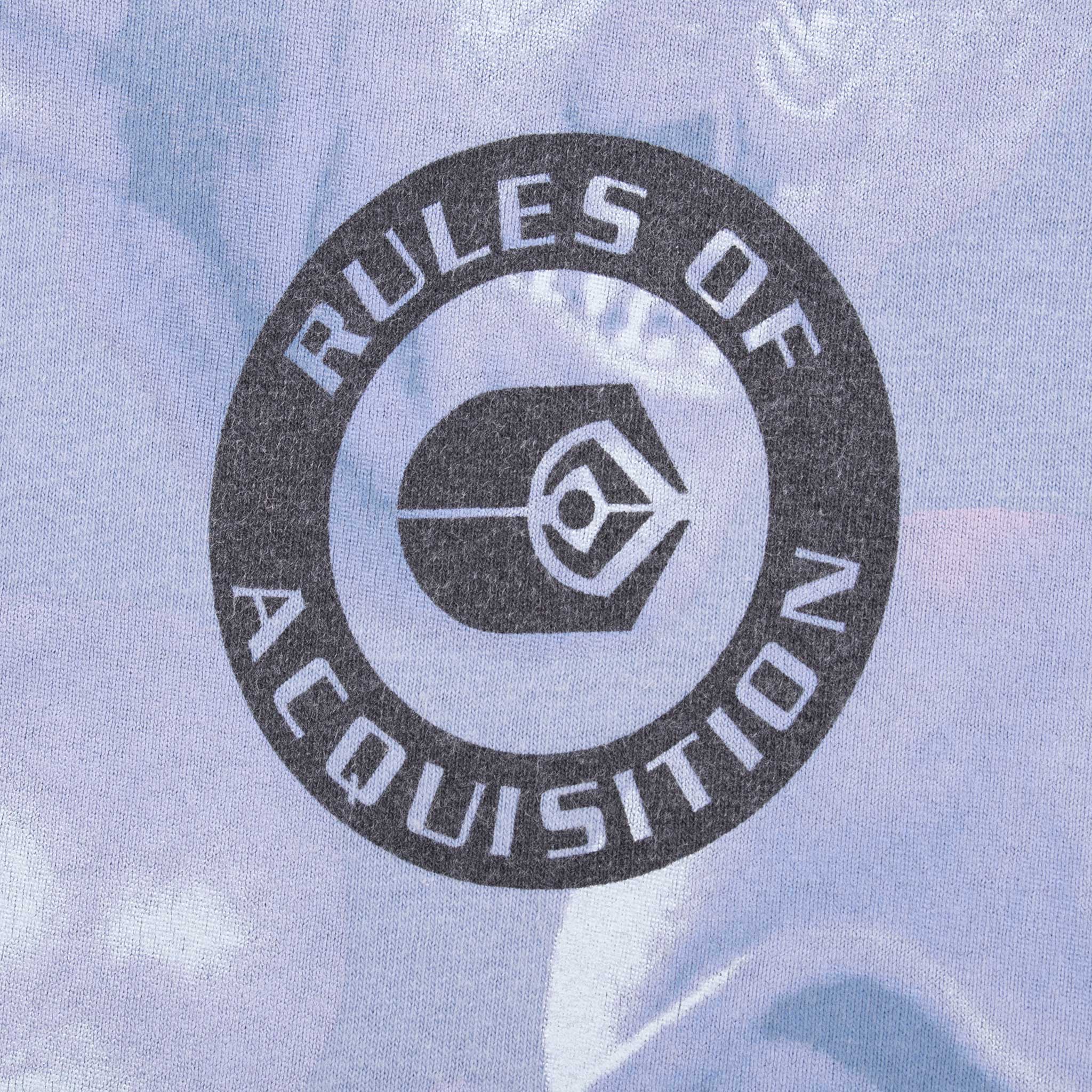 Vintage Star Trek Roles Of Acquisition All Over Print Tee Shirt 1990S Size Xl Made In Usa With Single Stitch Sleeves