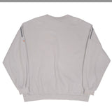 Vintage Nike Swoosh Embroidered Gray Sweatshirt 1990S Size 2XL