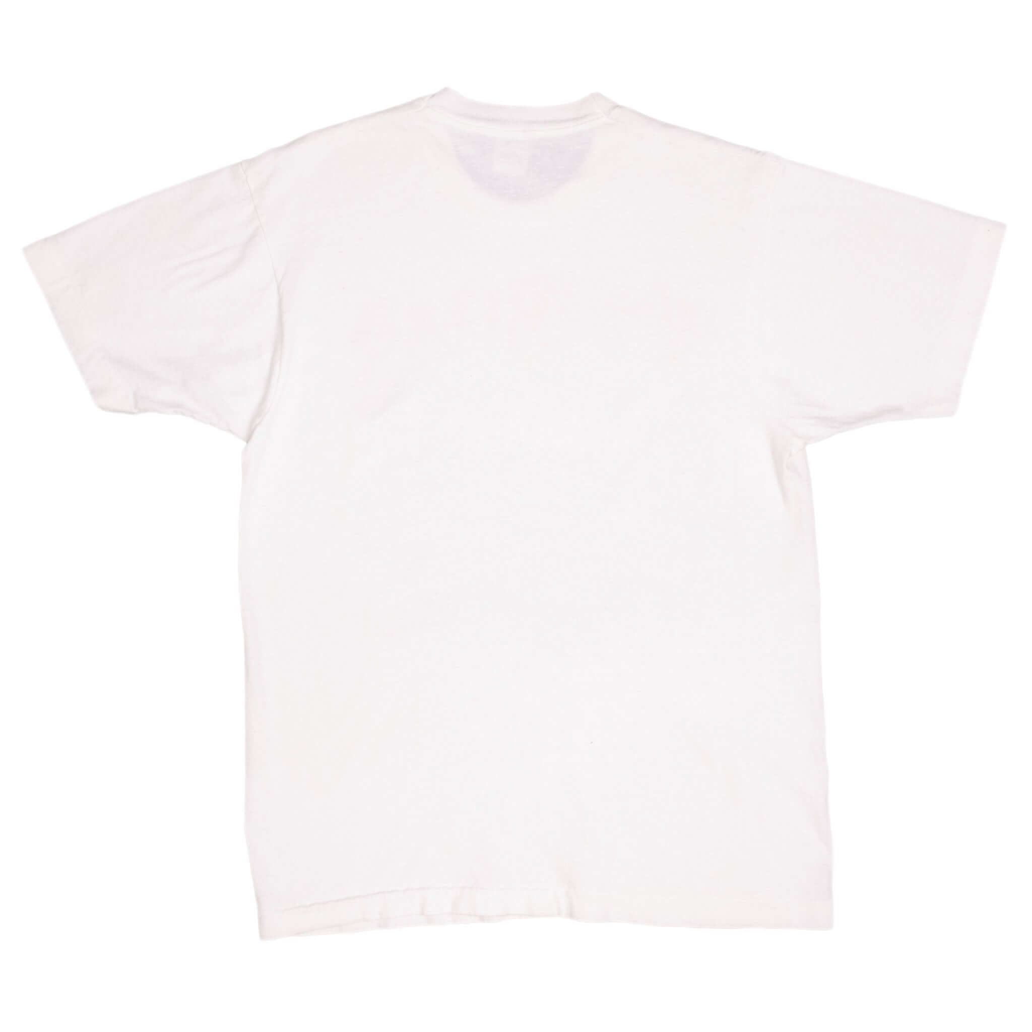 Vintage MLB Atlanta Braves World Champions 1991 Tee Shirt Size Large With Single Stitch Sleeves