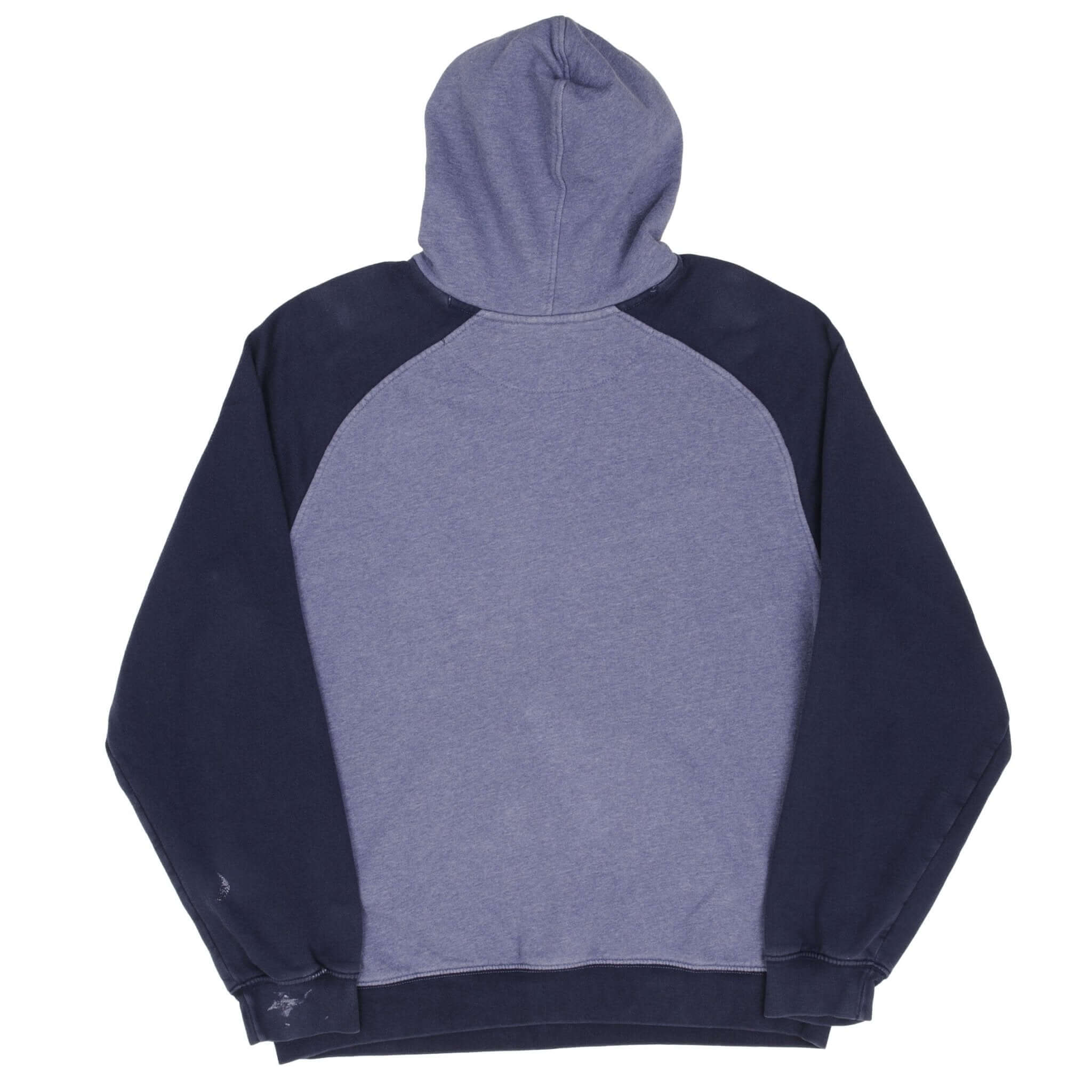 Vintage Nike Spellout Swoosh Blue Hoodie Sweatshirt 2000S Size XL