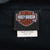 Vintage Harley Davidson Black Embroidered Sweatshirt 2000S Size 2XL