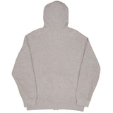 Vintage Nike Classic Swoosh Gray Full Zip Hoodie Sweatshirt 2000S Size Large
