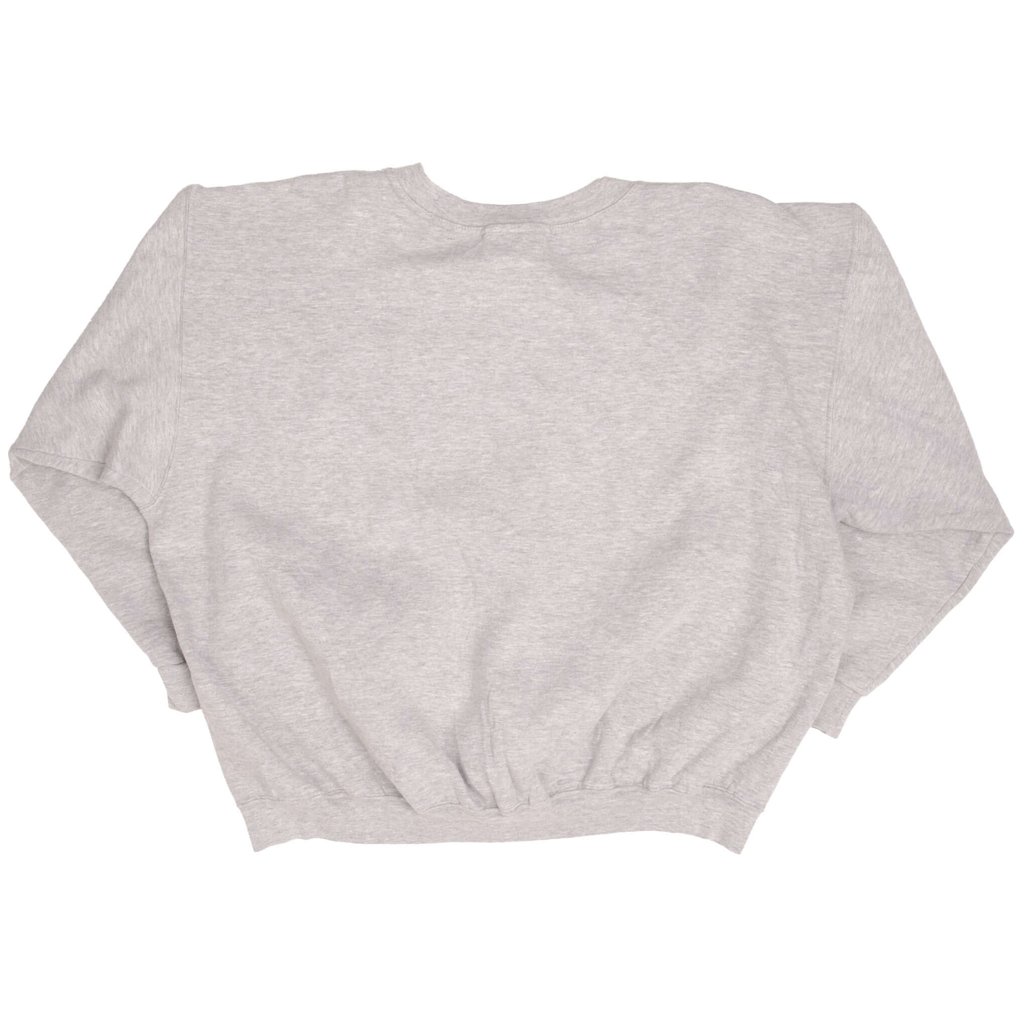 Vintage Nike Classic Swoosh Gray Sweatshirt 1990S Size Large Made In USA