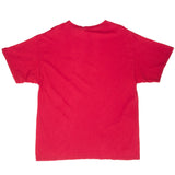 Vintage Nike Classic Swoosh Red Tee Shirt 1990S Size Large Made In Usa