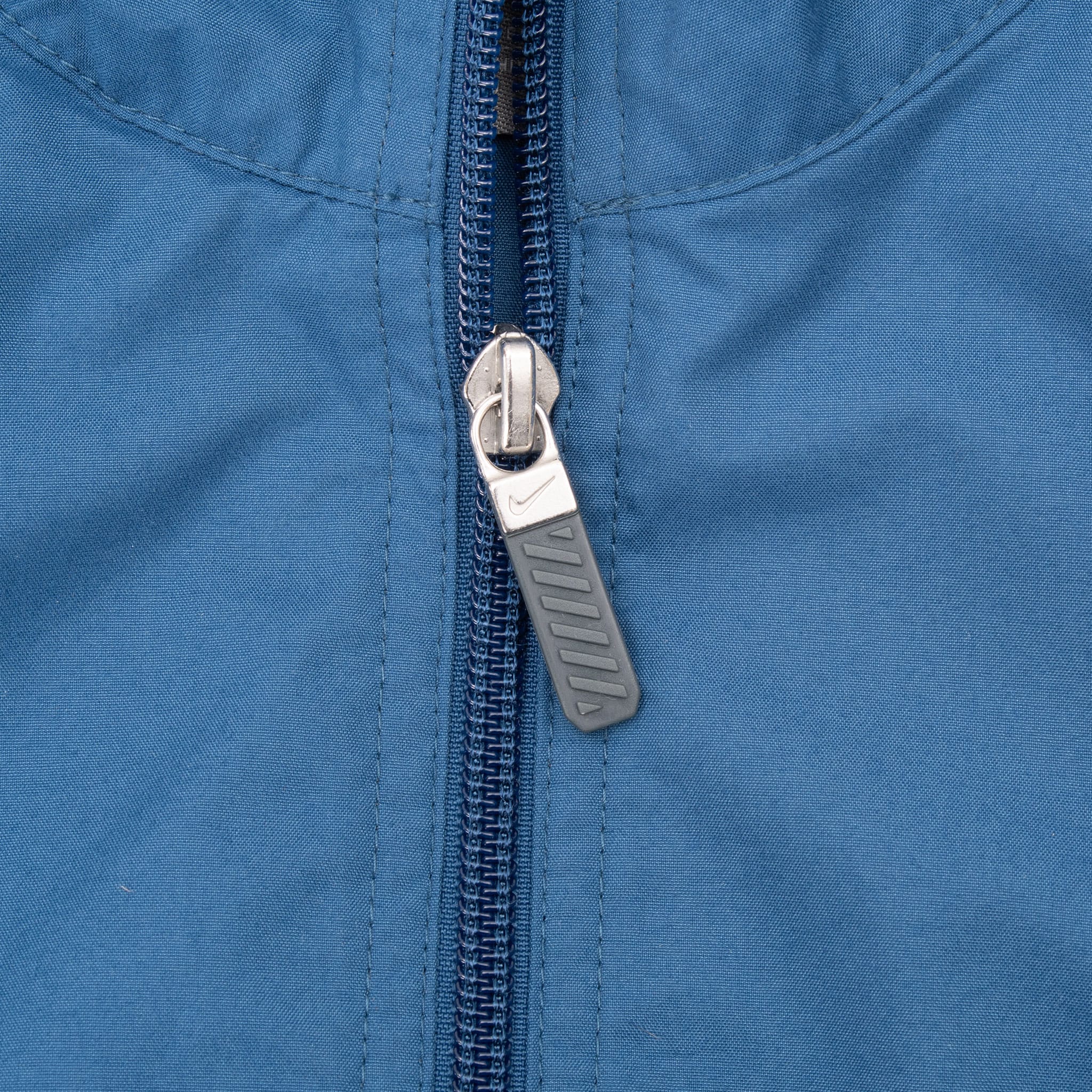 Vintage Nike Classic Swoosh Blue Windbreaker Jacket 2000S Size XL