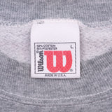 Vintage Wilson Blue Sweatshirt 1990S Size Large Made In Usa