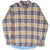 Front view of Ralph Lauren plaid shirt with button-down collar and long sleeves