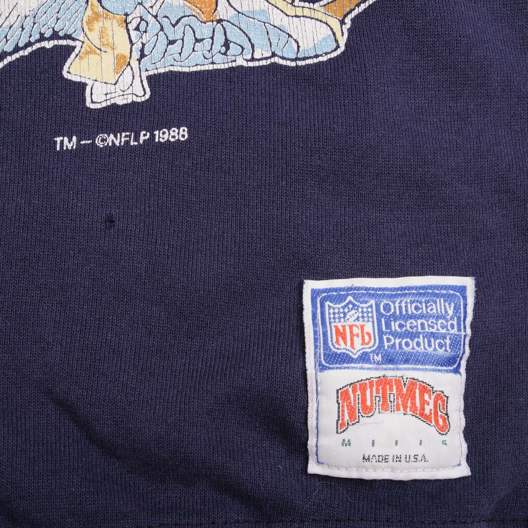 Vintage NFL Chicago Bears Sweatshirt 1988 Size Large Made In USA