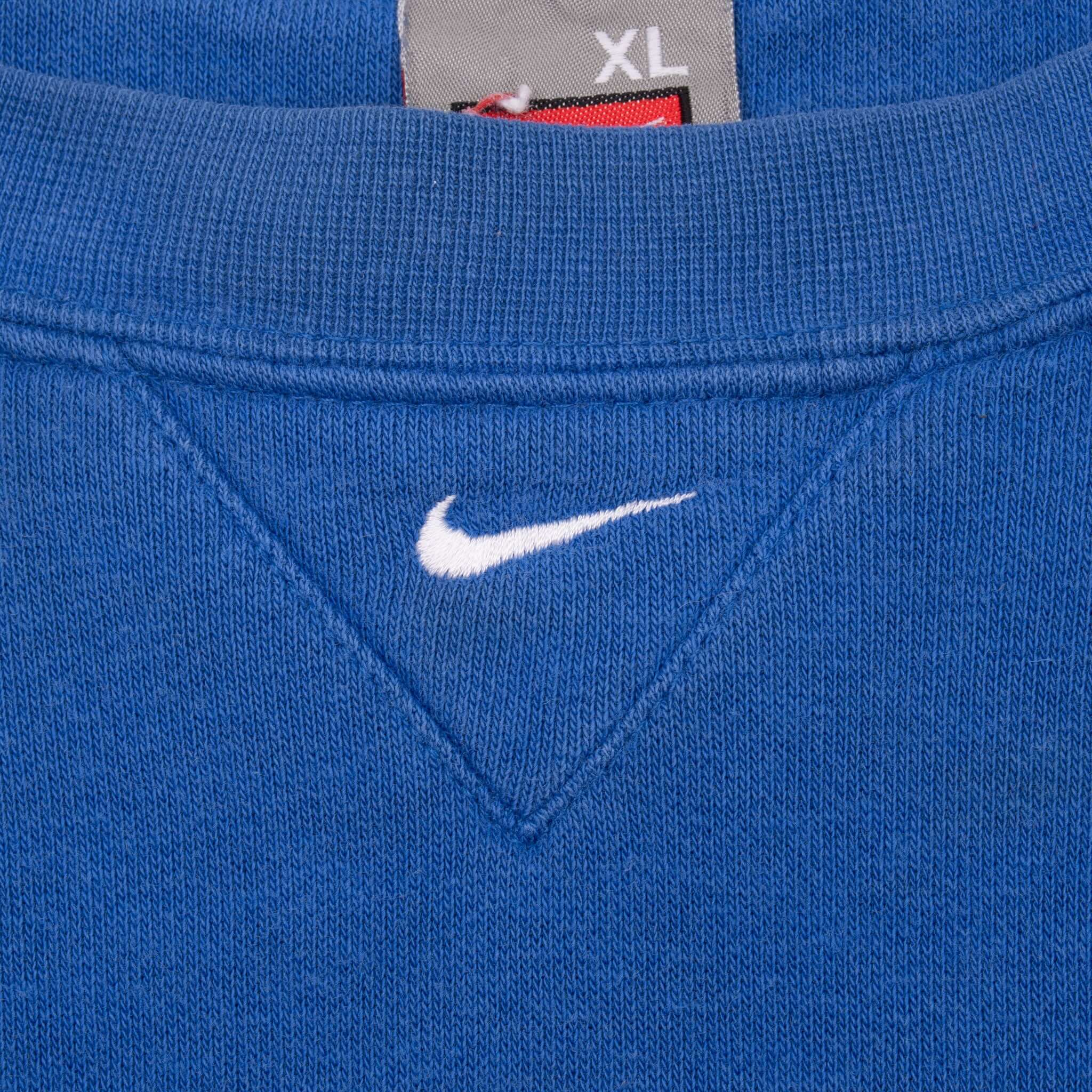 Vintage Nike Ncaa Allan Hancock College Ahc Bulldogs Blue Sweatshirt 2000S Size XL