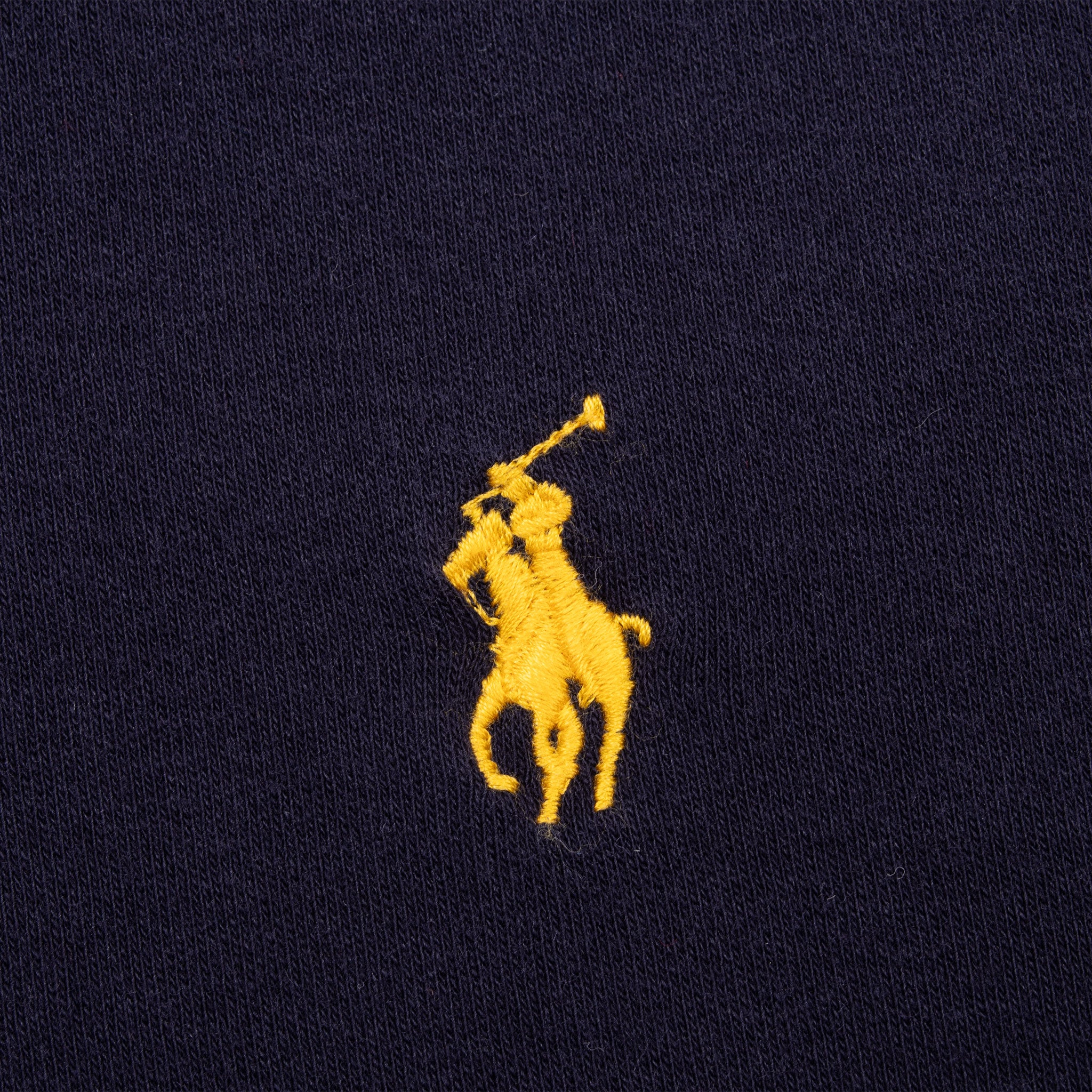 Vintage Ralph Lauren Navy Blue Turtle Neck Long Sleeve Tee Shirt 1990S Size Large