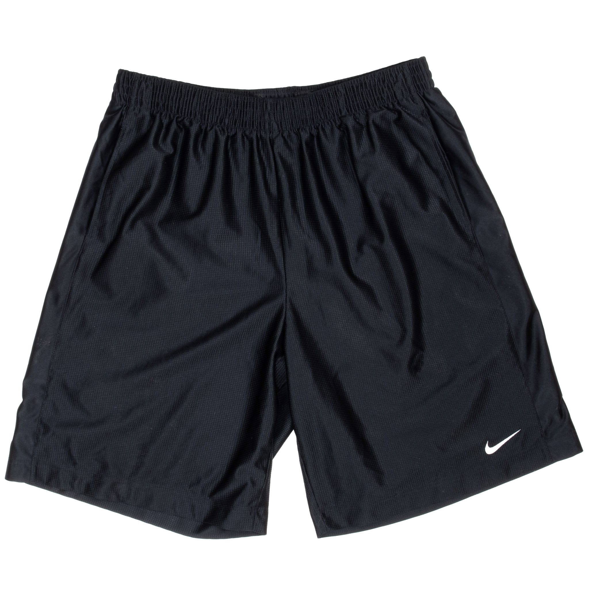 Vintage Nike Swoosh Black Basketball Shorts 2000S Size 2XL
