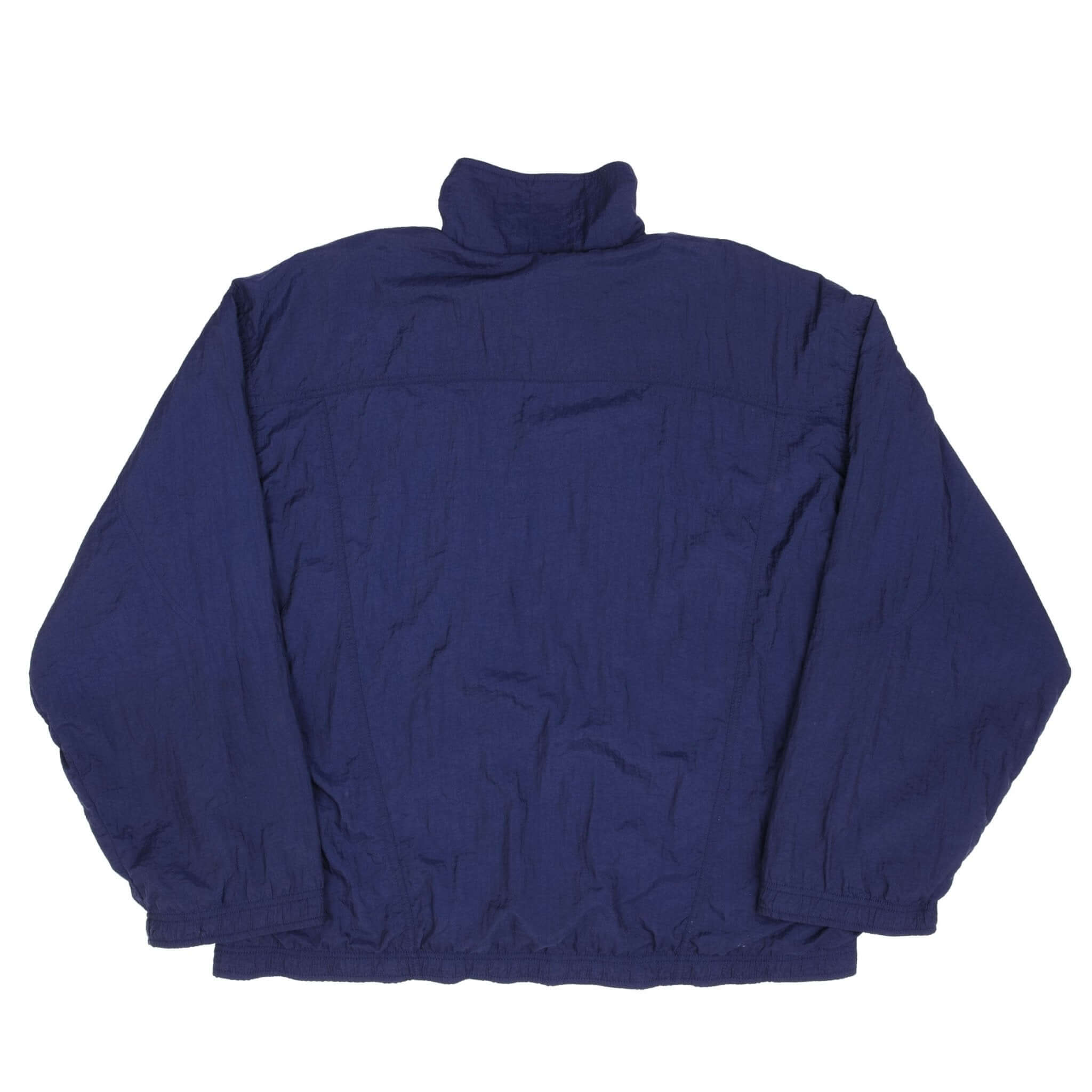 Vintage Nike Air For Foot Locker Windbreaker Nylon Navy Blue Jacket 1990S Size Large