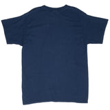 Vintage Nike Big Swoosh Blue Tee Shirt 1990S Size Medium Made In Usa