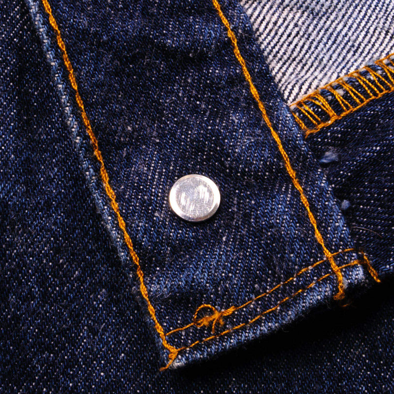 VINTAGE LEVIS 501 JEANS INDIGO EARLY 1980s SIZE W35 L28 MADE IN USA