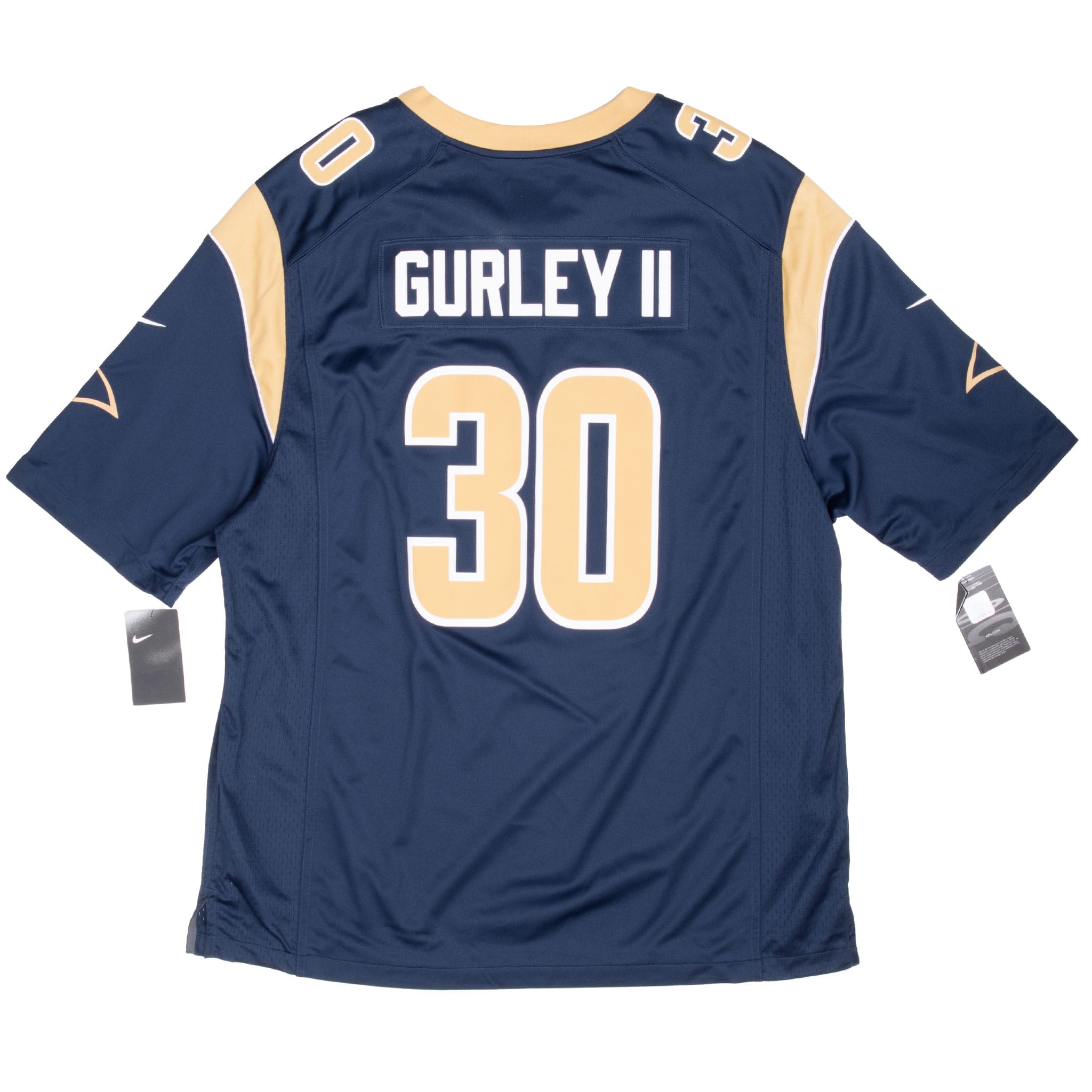 Vintage Nfl Los Angeles Rams Gurley Il #30 Super bowl LIII Nike Jersey 2017 Size 2Xl Deadstock
