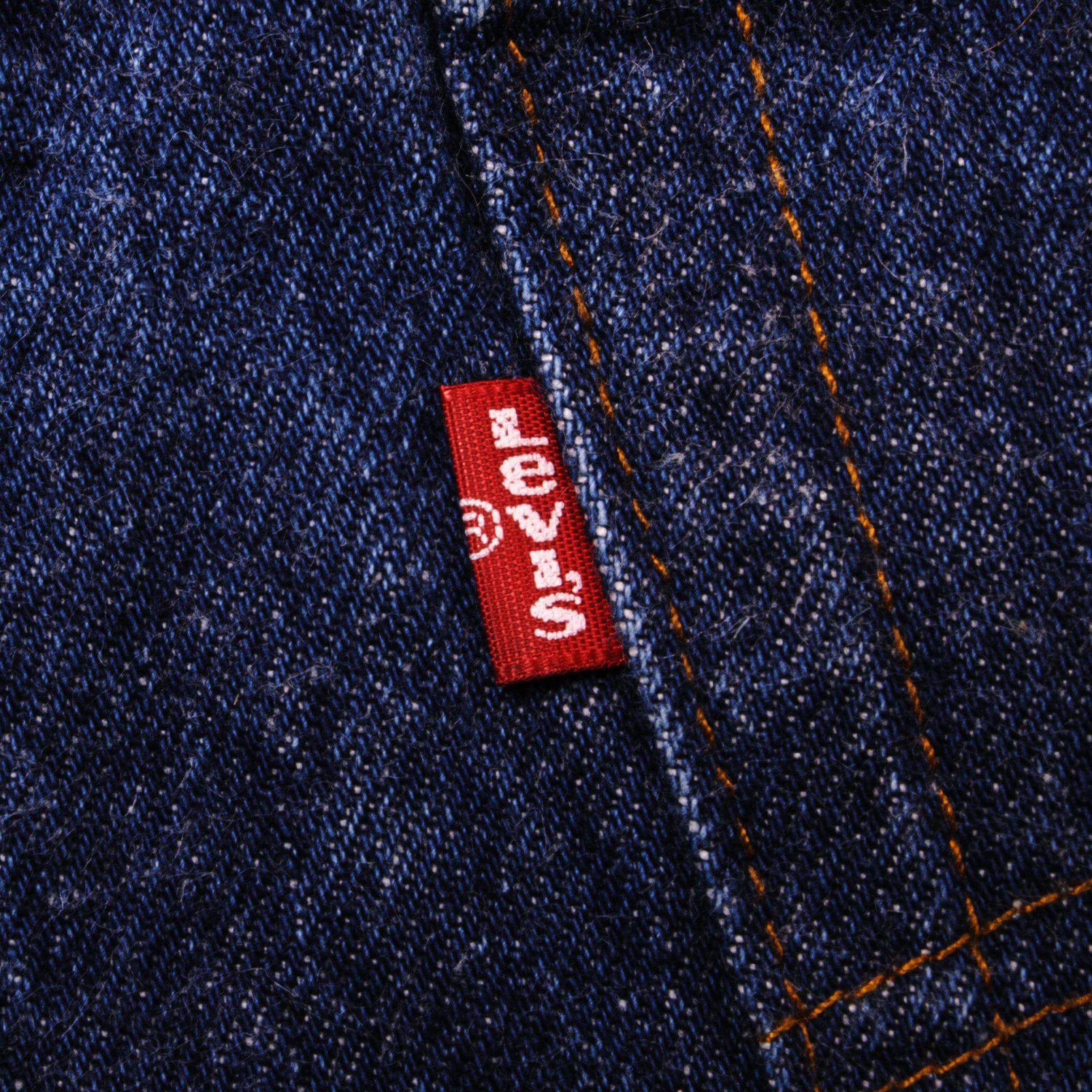VINTAGE LEVIS 501 JEANS INDIGO EARLY 1980s SIZE W35 L28 MADE IN USA