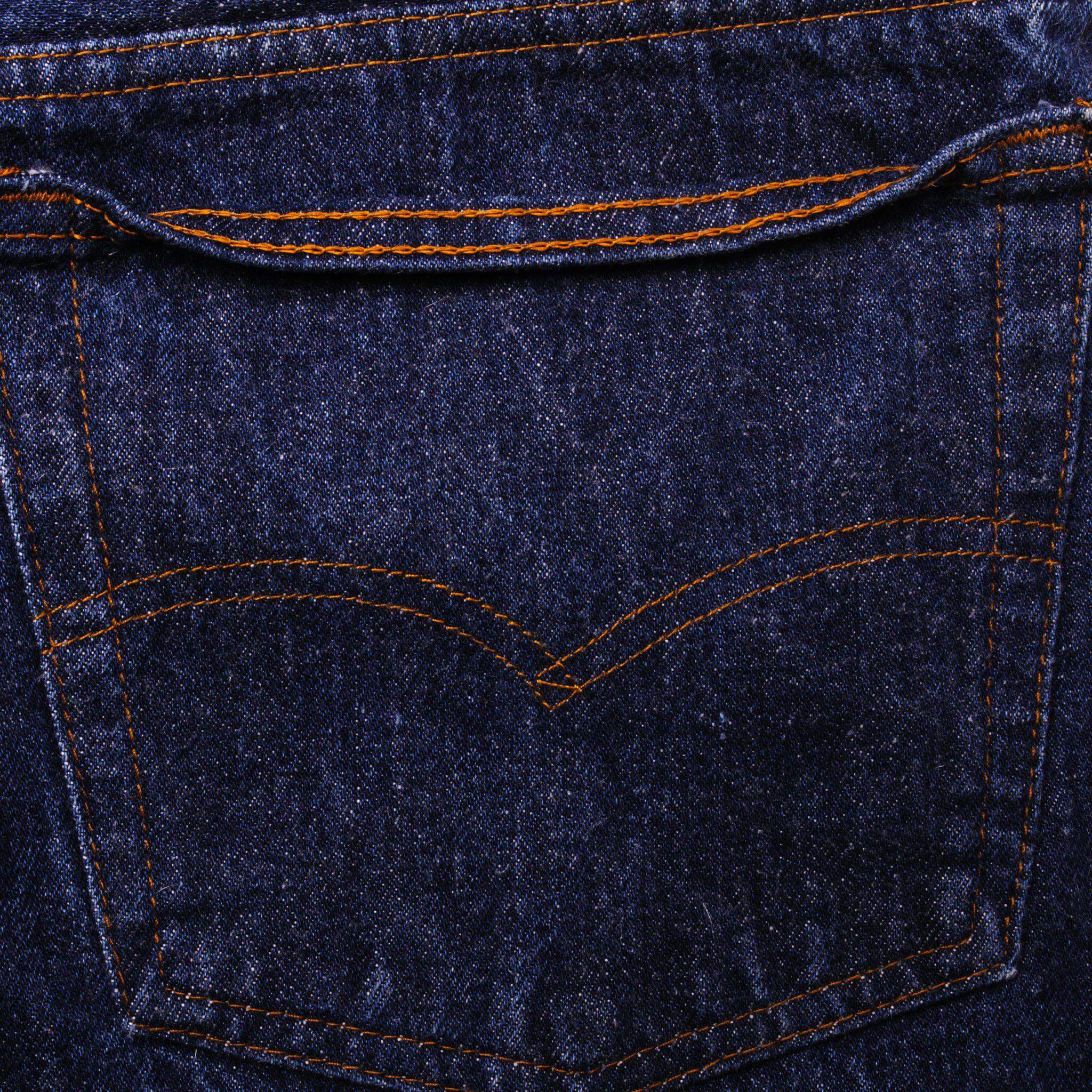 VINTAGE LEVIS 501 JEANS INDIGO EARLY 1980s SIZE W35 L28 MADE IN USA