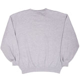 Vintage Russell Athletic Blank Grey Zip Sweatshirt 1990S Size XL Made In Usa