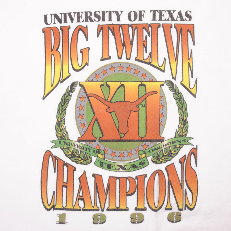 Vintage University Of Texas Champion 1996 Tee Shirt Size 2XL Made In USA