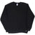 Vintage Russell Athletic Black Blank Sweatshirt 1990S Size Large Made In Usa