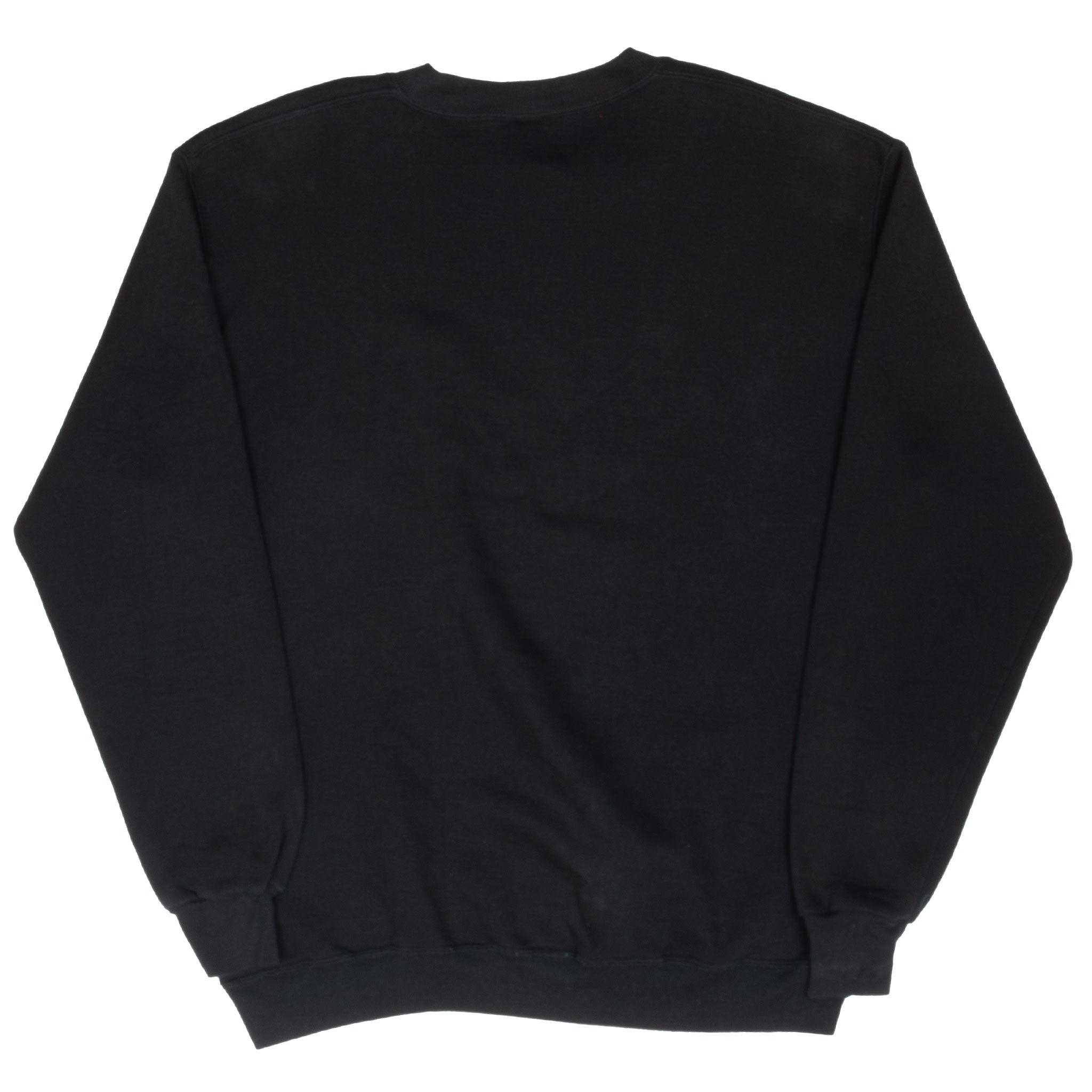 Vintage Russell Athletic Black Blank Sweatshirt 1990S Size Large Made In Usa