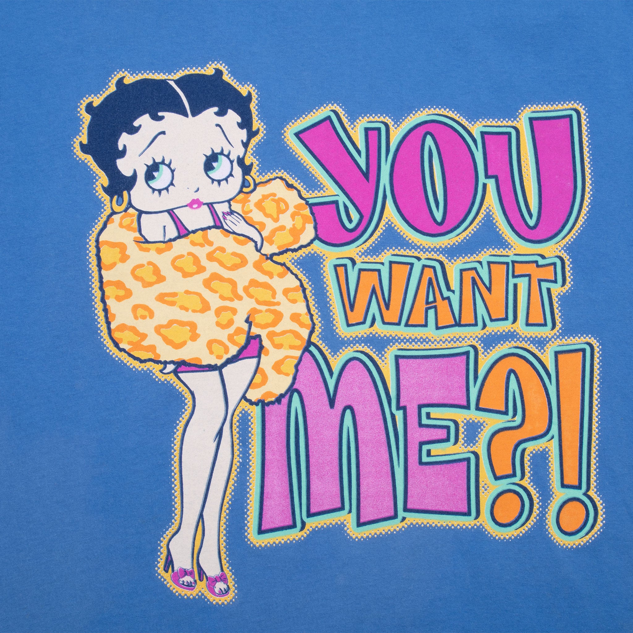 Vintage Betty Boop Tee You Want Me Tee Shirt 2001 Size Medium