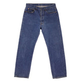Beautiful Indigo Levis 501 Jeans 1980S Made in USA with Medium Wash Size on Tag 33X32 Actual Size 32X29 Back Button #501
