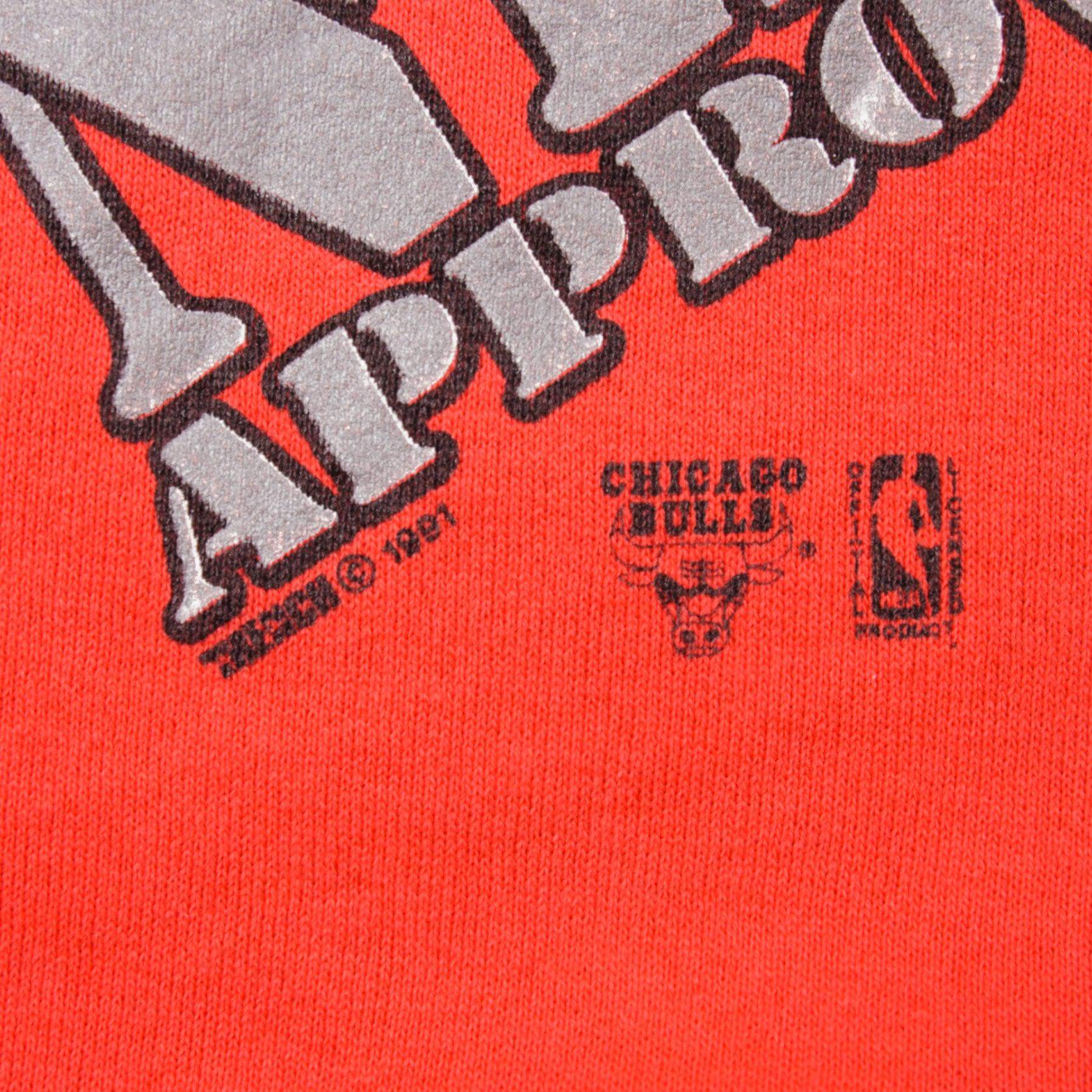 Vintage NBA Chicago Bulls 1991 Sweatshirt Trench Size Large