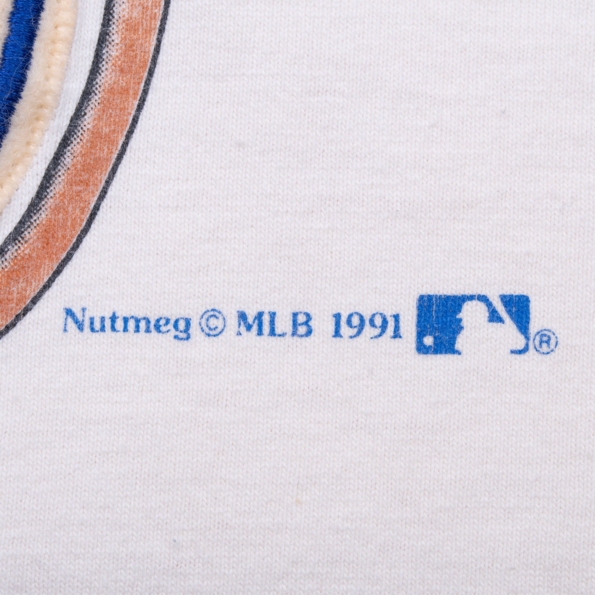 Vintage Mlb Brooklyn Dodgers Tee Shirt 1991 Size Large Made In Usa With Single Stitch Sleeves