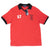 Vintage Ralph Lauren Polo Sport Red Polo Shirt 1990S Size Medium Deadstock