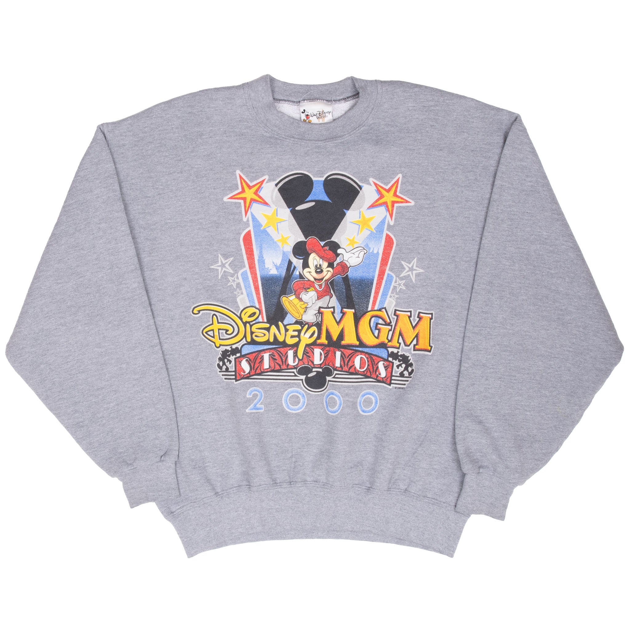 VINTAGE DISNEY MGM STUDIO MICKEY MOUSE SWEATSHIRT 2000 LARGE