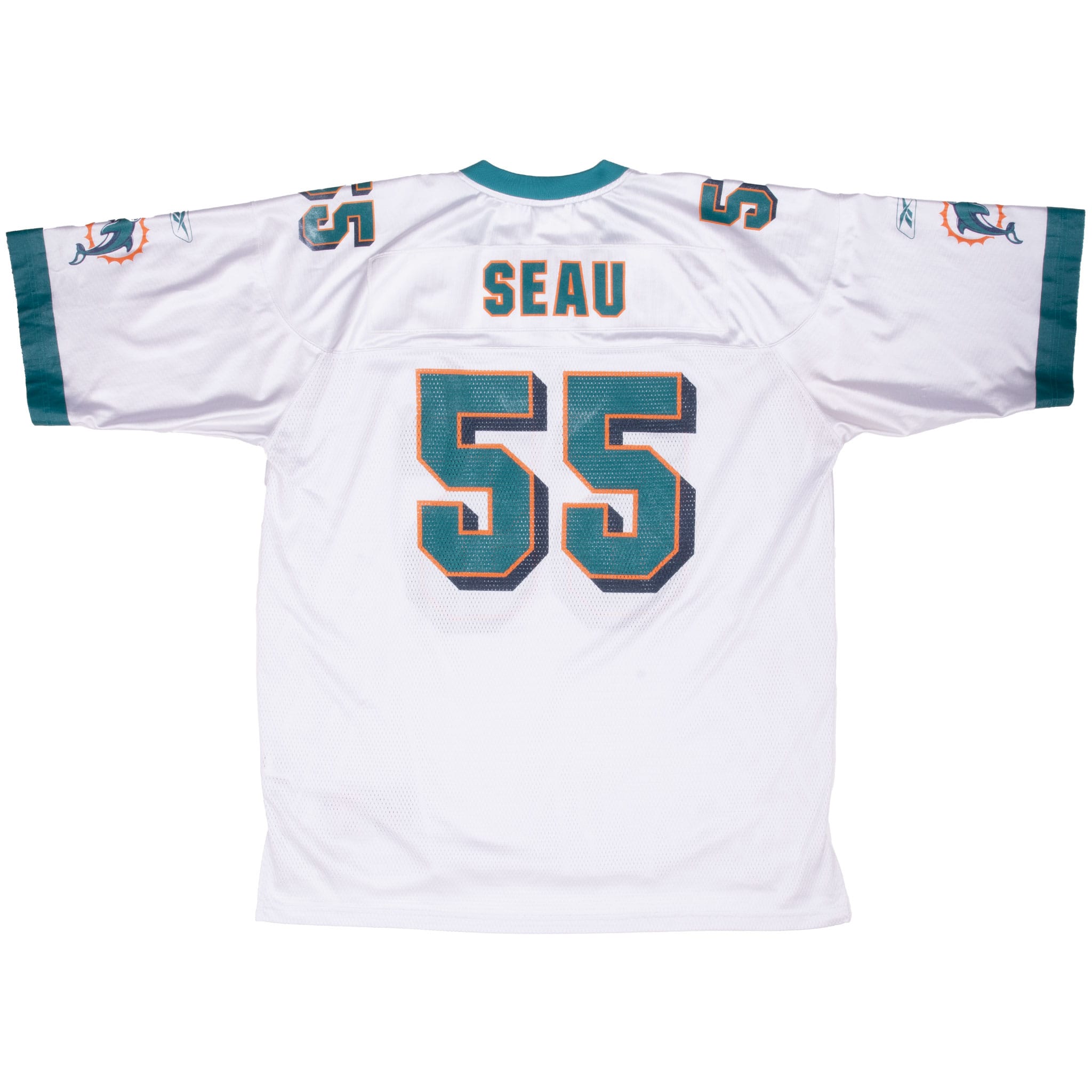 Vintage Nfl Miami Dolphins Seau #55 Reebok Jersey 2000S Size Xl