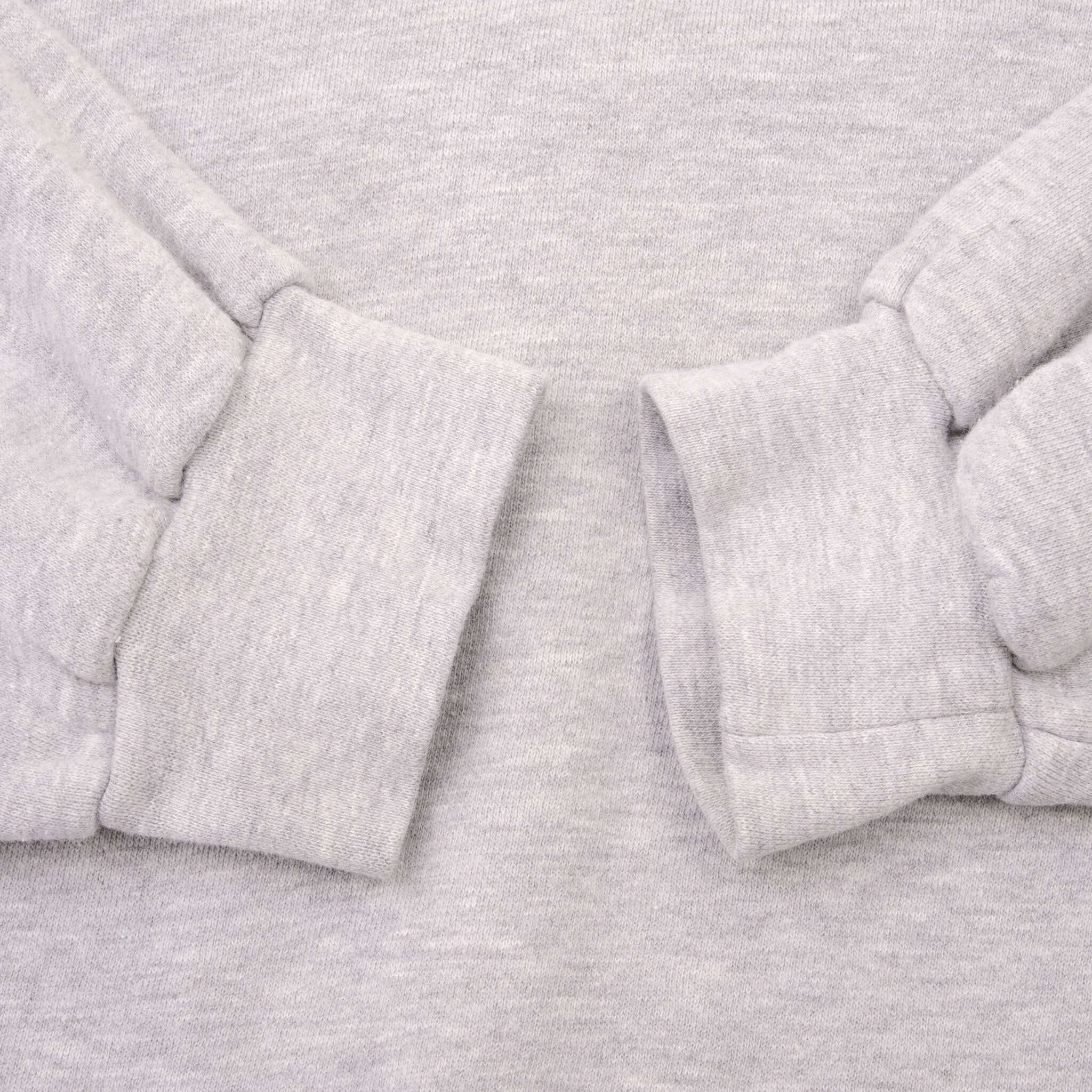 Vintage Nike Classic Swoosh Gray Sweatshirt 1990S Size Large Made In USA